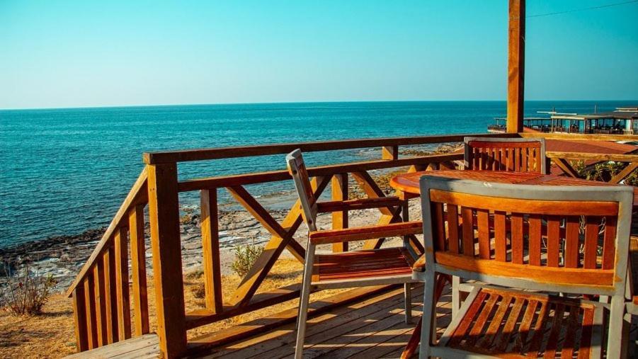 Zambak Holiday Village & Restaurant Superb Seafront Location ! Agios Georgios  المظهر الخارجي الصورة